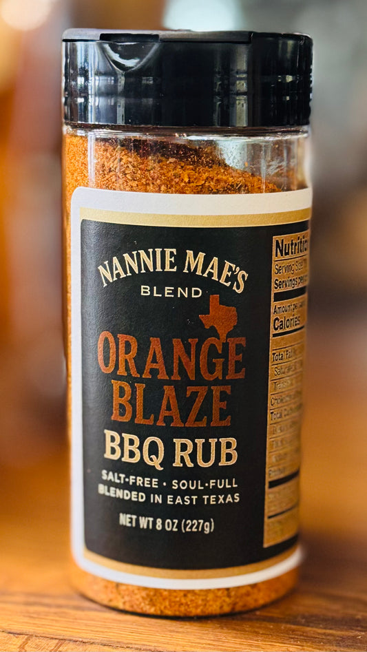 Orange Blaze BBQ Rub (salt-free)